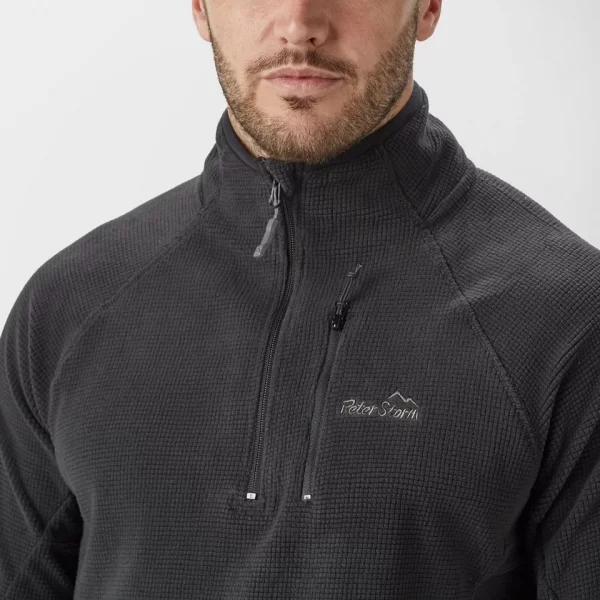 Men’s Grid Half-Zip Fleece - Image 4
