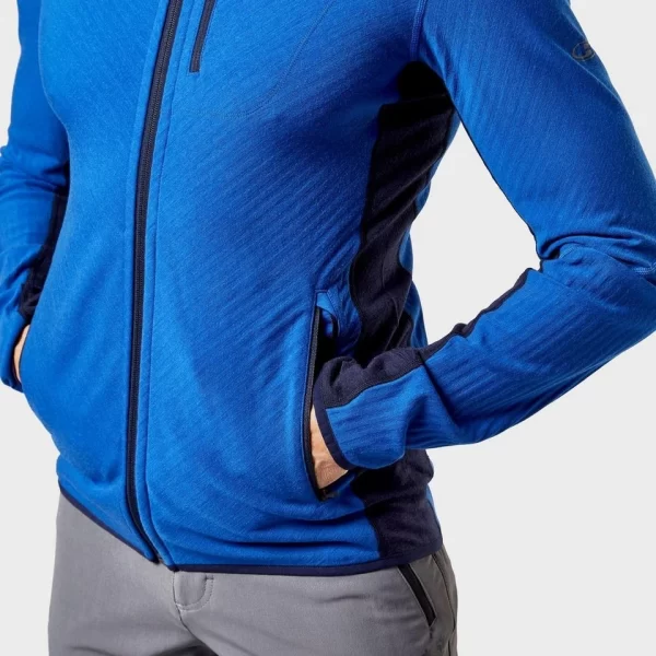 Icebreaker Men’s RealFleece™ Merino Descender Long Sleeve Full Zip Jacket - Image 6