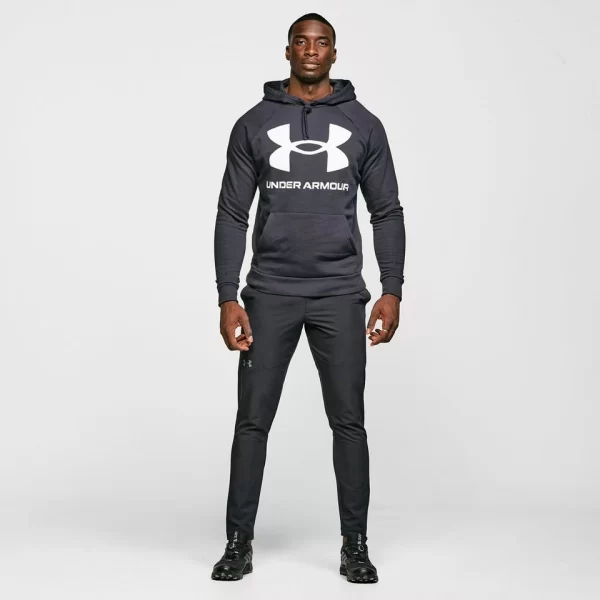 Under Armour Rival Large Logo Overhead Hoodie - Image 3