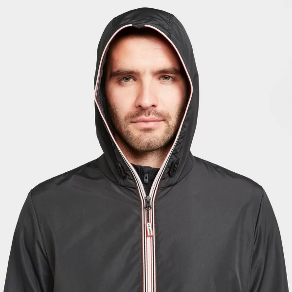 Hunter Mens Original Shell Jacket Black - Image 4