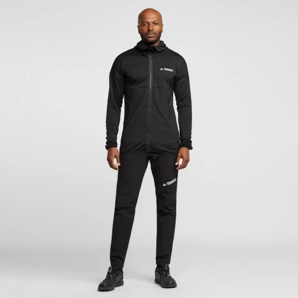 Adidas TERREX Men’s Terrex Tech Flooce Hooded Hiking Fleece Jacket - Image 3