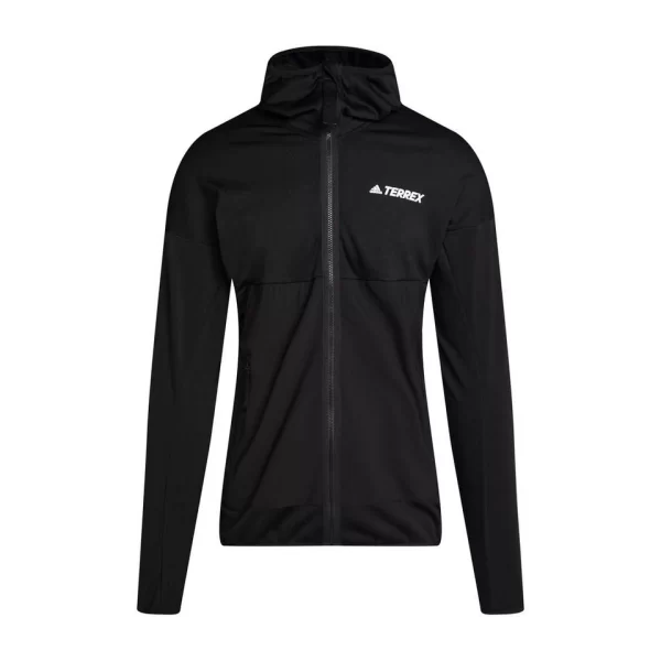 Adidas TERREX Men’s Terrex Tech Flooce Hooded Hiking Fleece Jacket - Image 6